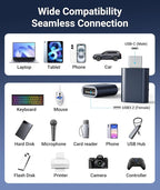 Syntech USB C to USB Adapter Pack of 2 USB C Male to USB3 Female Adapter - Image 4