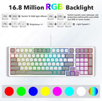 HUO JI Z-99 Wired Mechanical Keyboard, Creamy Sound, Hot Swappable Pre-lubed - Image 5