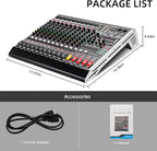 12 Channel Audio Mixer Professional Sound Mixing Board - Image 9