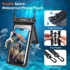 Double Space Waterproof Phone Pouch, 2 Pack Waterproof Phone Case - Image 3