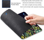 Floral Mouse Pad, Square Waterproof Non-Slip Rubber Base Mouse Pad - Image 2
