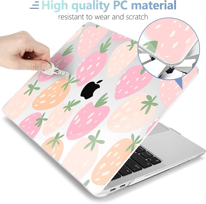 MEEgoodo for MacBook Air 13 inch Case 2021 2020 2019 2018 Released A2337 M1 - Image 3