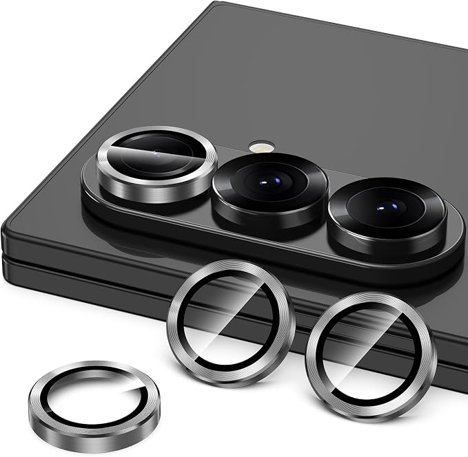 for Samsung Galaxy Z Fold 7 Camera Lens Protector, Individual Metal Ring - Image 2
