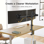 ErGear Dual Monitor Desk Mount for 13″–34″ Monitors up to 26.5 lbs, Fully - Image 7