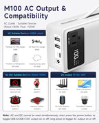 Portable Power Station 99.9Wh Power Bank - Image 6