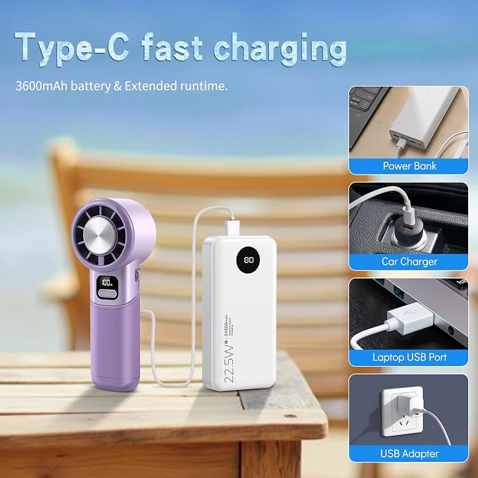 High-Speed Portable Handheld Turbo Fan - Image 5