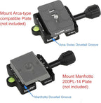 Haoge CP-MAS Screw Knob Clamp Adapter Mount - Image 6