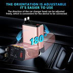 Retractable Car Charger, 5 in 1 Fast Cars Phone Charger 60w, Handsfree Call - Image 2