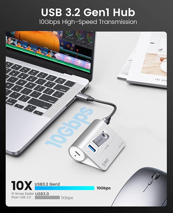 ORICO 4-Port USB 3.2 Gen 2 Hub 10Gbps - Image 5
