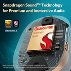 EarFun Free Pro 3 Noise Cancelling Wireless Earbuds, Hi-Res Sound, Snapdragon - Image 2