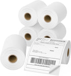 FungLam 6 Rolls 4"x6" Thermal Shipping Labels, 250 Labels/6 Roll, Perforated by FungLam