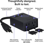 Wyze Plug Outdoor, Dual Outlets Energy Monitoring, 2.4GHz WiFi Smart Plug - Image 7