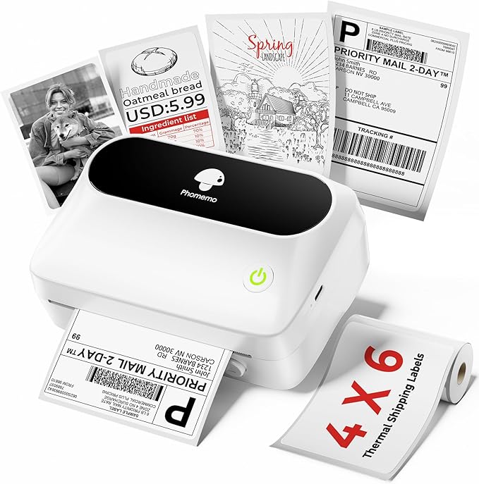 Phomemo Thermal Label Printer, Portable Printers by Phomemo