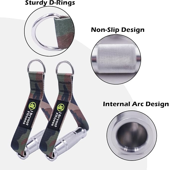 J Bryant Fitness Metal Gym Handles - Image 2