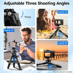 SIRUI AM-223S+G0 Carbon Fiber Desktop Tripod – Ultra-Light 1.7lbs, Max Height - Image 7