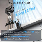 SMALLRIG 7 Inch Magic Arm with Crab-Shaped Clamp, Arm with 1/4"-20 Screw and - Image 5