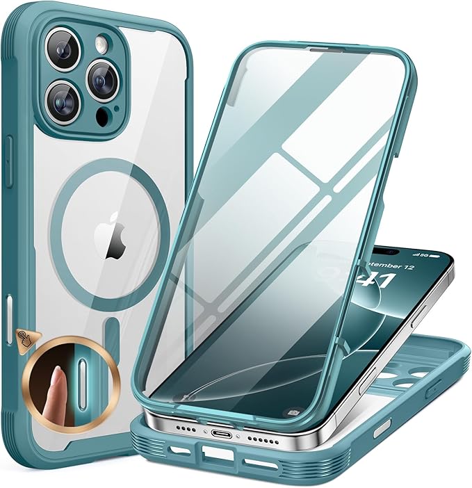 Miracase Magnetic for iPhone 16 Pro Case Full-Body Phone by Miracase