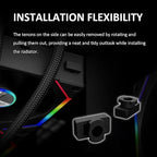 GAMDIAS Aeolus P2-1203U 120mm ARGB PWM Fan, Include Reverse Fan Blade x3 - Image 10