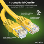 GearIT Cat 6 Ethernet Cable Cat6 Network Patch, Snagless Cord, Internet - Image 2