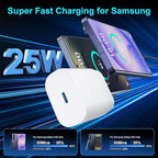 Super Fast Charger Type C, 25W USB C Wall Charger Fast Charging - Image 2