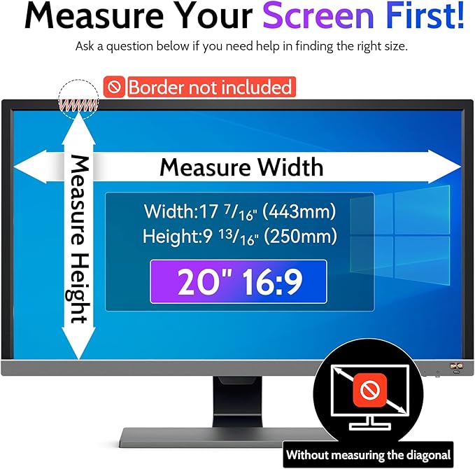 Computer Privacy Screen 20 Inch - Image 6