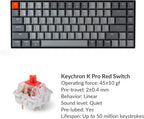 Keychron K2 75% Layout Bluetooth Mechanical Keyboard K Pro Red Switch/White LED - Image 6