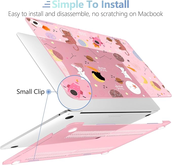 MEEgoodo Case for MacBook Pro 13 inch Case 2022 2021 2020 New A2338 M2/M1 A2251 - Image 4
