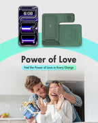 Wireless Charger Stand Charging Station: 3 in 1 Charger Multiple Devices - Image 9