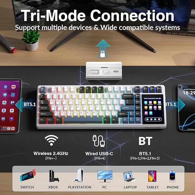 Aula L99 Wireless Mechanical Keyboard - Image 6
