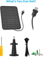 5W Solar Panel for Blink Camera Outdoor, Solar Panel Charger - Image 8