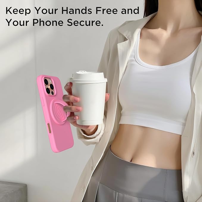 Magnetic Phone Ring Grip Holder, Silicone Finger Loop Grip, Compatible - Image 8