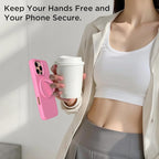 Magnetic Phone Ring Grip Holder, Silicone Finger Loop Grip, Compatible - Image 8