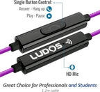 LUDOS Clamor Wired Earbuds in-Ear Headphones, 5 Years Warranty, Earphones - Image 6