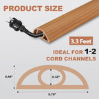 Floor Cord Cover for Wires on Floor Self Adhesive Cord Hider Floor Cable - Image 6
