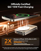 MOMAX 3-in-1 iPhone 16 Charging Station, MagSafe-Compatible Wireless Charger - Image 3