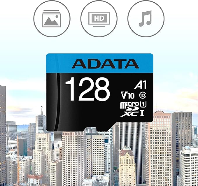 ADATA Premier 128GB MicroSDHC/SDXC UHS-I Class 10 V10 A1 Memory Card - Image 6