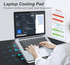 ICE COOREL Aluminum Laptop Cooling Pad, Laptop Cooler Stand - Image 2