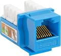 Cmple - RJ45 Keystone Jack 90 Degree Cat5e Keystone Jack Insert Punch Down RJ45 by Cmple