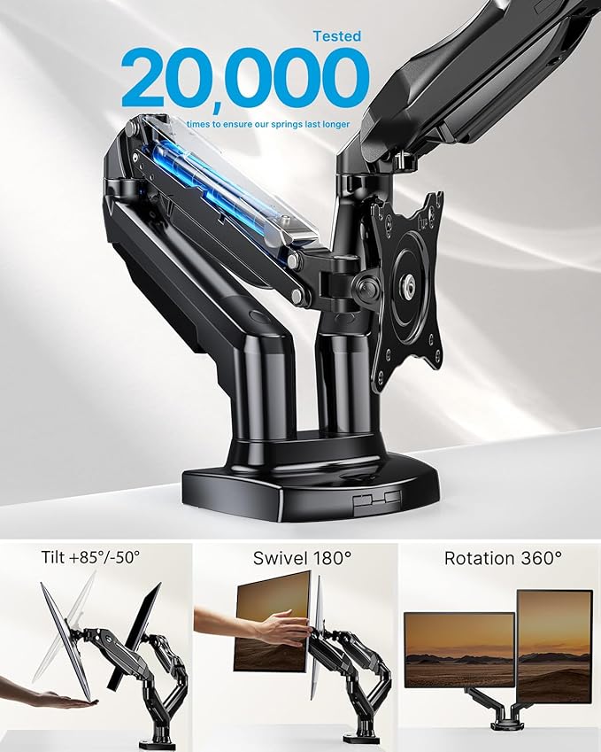 HUANUO Dual Monitor Stand - Image 3