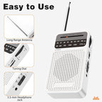 Portable Radio AM FM with Best Reception, Goodes Transistor Radio with Loud - Image 4
