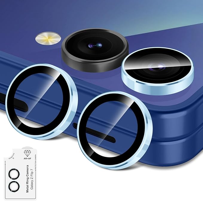 for Samsung Galaxy Z Flip 7 Camera Lens Protector, Individual Metal Ring by Btscase