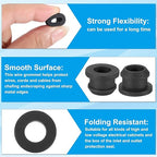 PATIKIL 11.5mm / 7/16 Inch Drill Hole, 5/16 Inch ID Rubber Grommets - Image 3