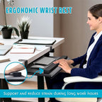 EHO Large Ergonomic C-Clamp Keyboard Tray Mount Under Desk - Image 4