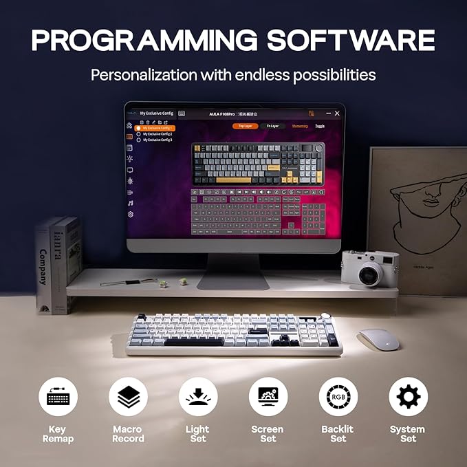 EPOMAKER X Aula F108 PRO Wireless Gaming Keyboard - Image 7