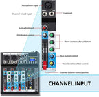 Depusheng HT4 Bluetooth Compatible Professional Portable Digital DJ Console - Image 4