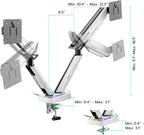 ARES WING RGB Dual Monitor Arm for 17-38" Ultrawide Screens, Holds 35.2lbs - Image 9