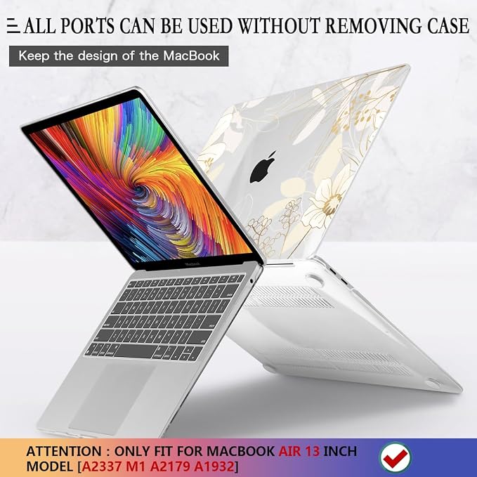 CISSOOK for MacBook Air 13 inch Case 2021 2020 2019 2018 Release Model A2337 - Image 5