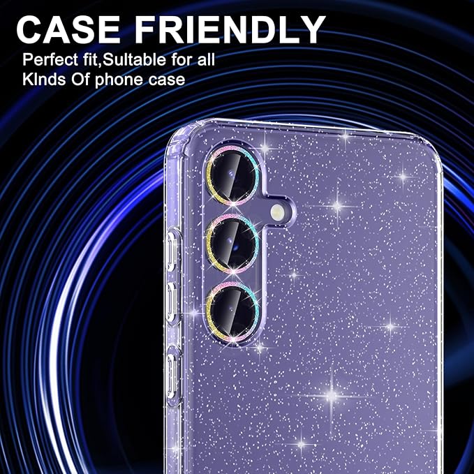 for Samsung Galaxy S24 Plus Camera Lens Protector, Individual Metal Ring - Image 5