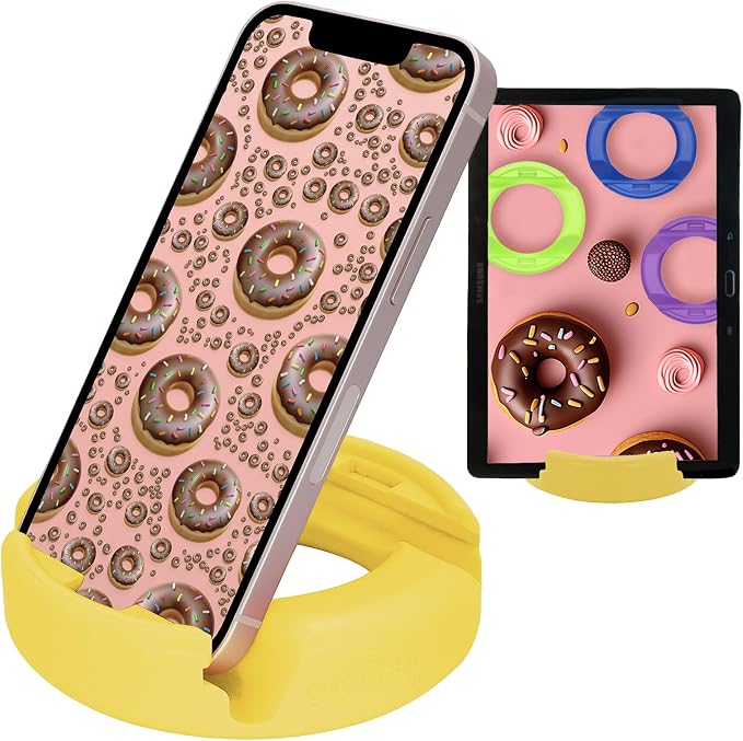 GoDonut – Phone Stand Original – Cell Phone Holder + Tablet Stand Desk by GoDonut