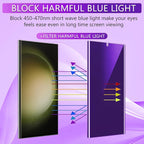 Lesakit Anti-Blue Light Privacy Screen Protector - Image 3